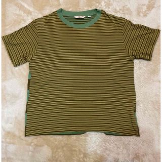 ユニクロ(UNIQLO)のUNIQLO and MARNI ボーダークルーネックTシャツ（半袖）(Tシャツ/カットソー(半袖/袖なし))