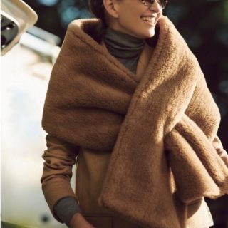 専用　Max Mara テディベア ストール ダークグレー