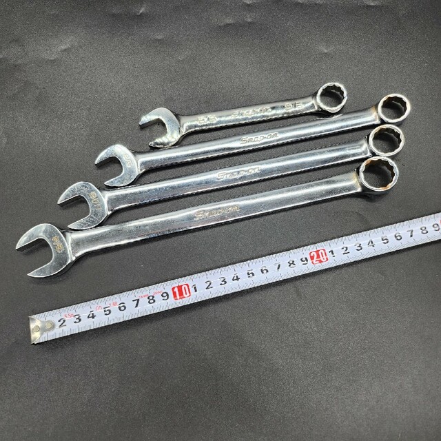 Snap-on コンビネーションレンチ インチサイズ ４本セット