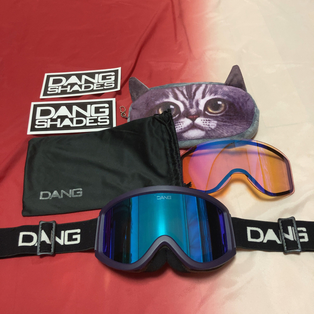 新品本物】 DANG SHADES ゴーグル スペアレンズ付き ステッカー付き