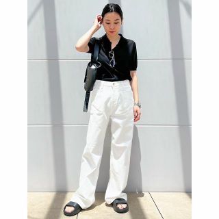 AP STUDIO - AP STUDIO 【GAUCHERE/ゴシェール】side zip jeansの通販