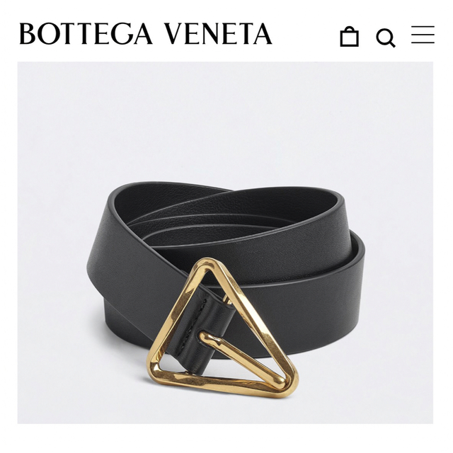 ボッテガヴェネタ ベルト 75cm BOTTEGA VENETA グラスプベルト - ベルト