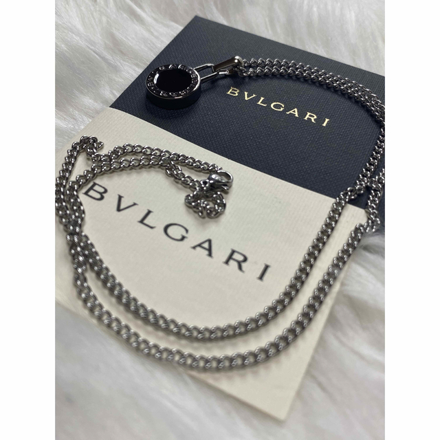 BVLGARI - 【新品正規品】BVLGARI ペンダント チャーム +チェーン 革紐 ...