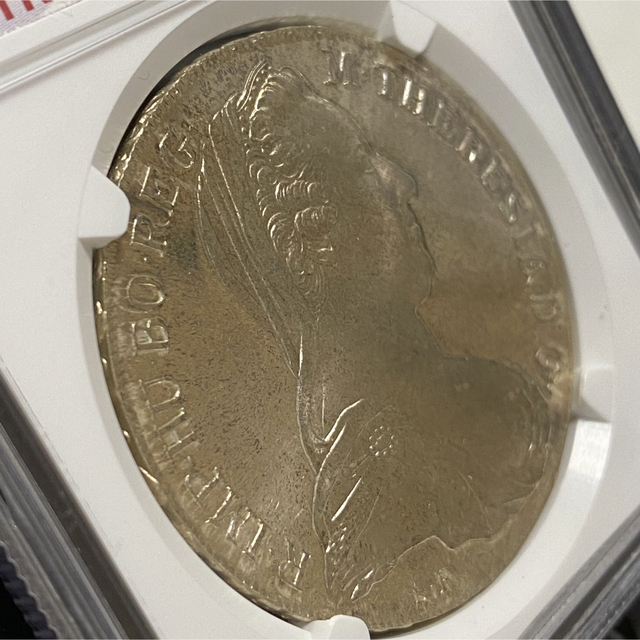 1780年 オーストリア 銀貨 NGC PF66 アンティーク モダン コインターラー材質