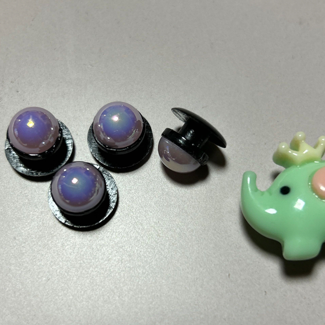 半球ジビッツ4点ピンク レディースのアクセサリー(その他)の商品写真