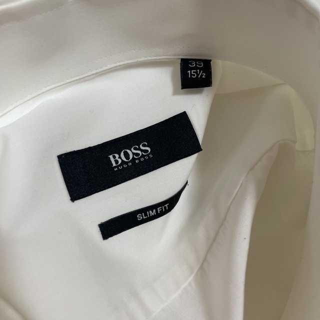 HUGO BOSS(ヒューゴボス)のHUGO BOSSヒューゴボス★ワイシャツ★白シャツ★ドレスシャツ メンズのトップス(シャツ)の商品写真