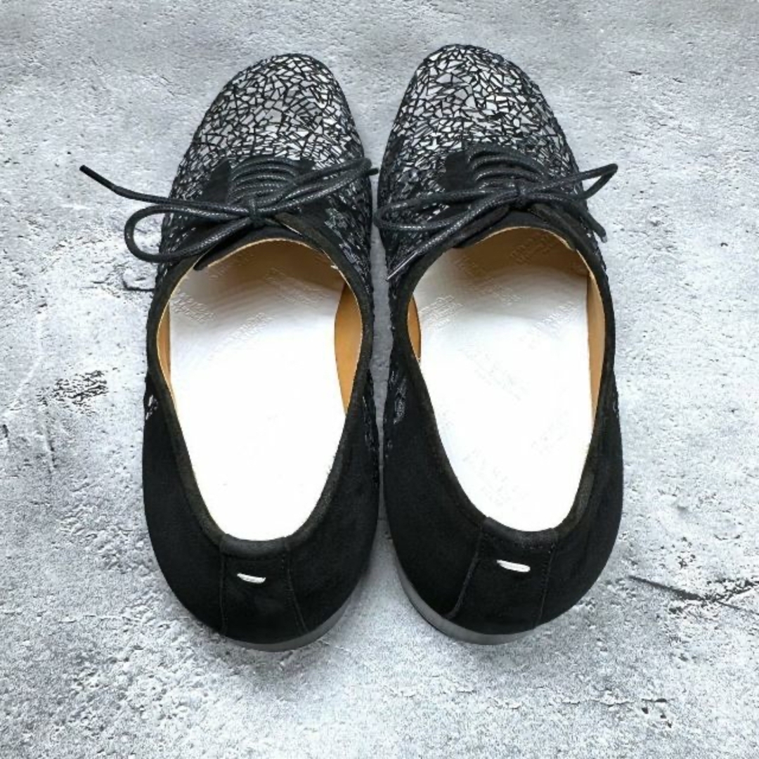 Maison Martin Margiela(マルタンマルジェラ)の【美品】メゾンマルジュラ MIRRORED DERBYS レースアップシューズ メンズの靴/シューズ(ドレス/ビジネス)の商品写真