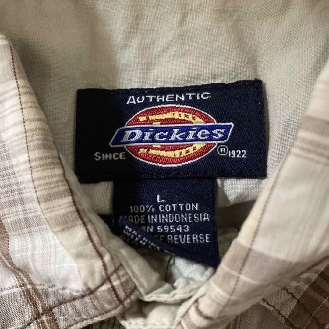 Dickies(ディッキーズ)のDickies ディッキーズ チェックシャツ 半袖 ビッグシルエット メンズのトップス(シャツ)の商品写真