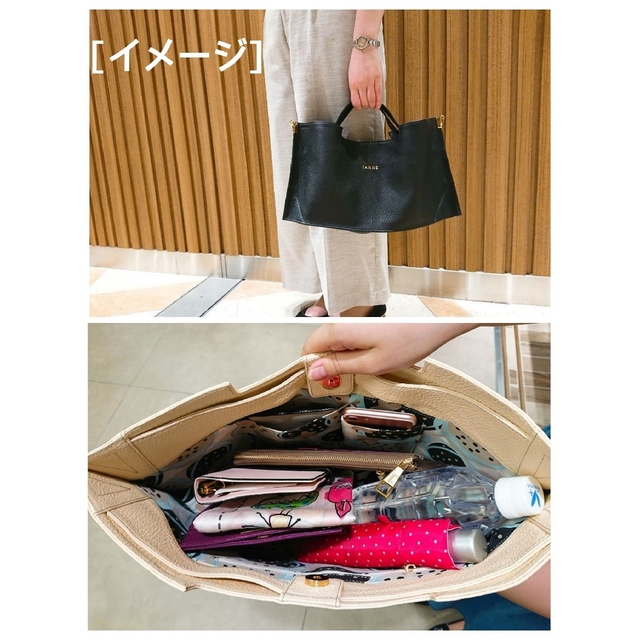 イアンヌ オズ ショルダーバック☆ネイビー☆美品☆値引きしました☆