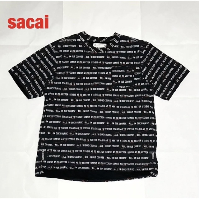 【希少】sacai　サカイ　オールオーバーグラフィックプリントポケットTシャツ