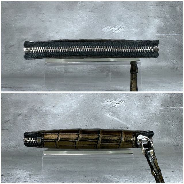 ゆったり柔らか JEAN ROUSSEAU クロコアリゲーター コインケース