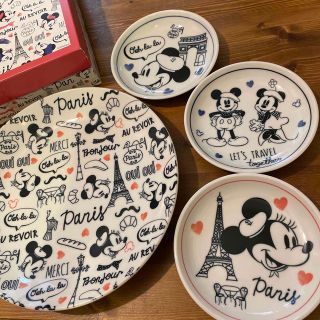 ディズニー(Disney)のDisney ミッキー　大皿　中皿セット(食器)