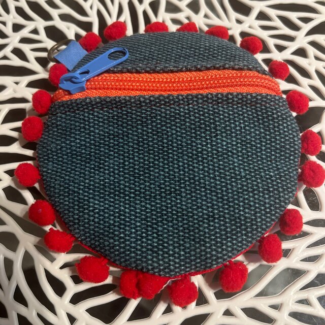フリーダカーロ　コインケース　Red ハンドメイドのファッション小物(財布)の商品写真