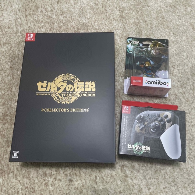 ゼルダの伝説 ティアーズ オブ ザ キングダム 3点セット ソフトあり-