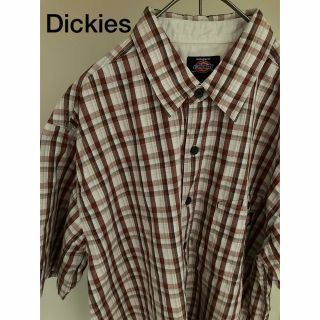 ディッキーズ(Dickies)のDickies ディッキーズ 90s チェックシャツ 半袖 ビッグシルエット(シャツ)