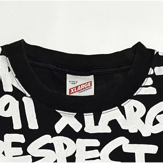 XLARGE(エクストララージ)の【人気】XLARGE　エクストララージ　切り替えTシャツ　ロゴデザイン　ゴリラ メンズのトップス(Tシャツ/カットソー(半袖/袖なし))の商品写真