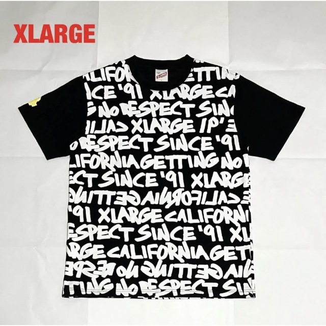 XLARGE(エクストララージ)の【人気】XLARGE　エクストララージ　切り替えTシャツ　ロゴデザイン　ゴリラ メンズのトップス(Tシャツ/カットソー(半袖/袖なし))の商品写真