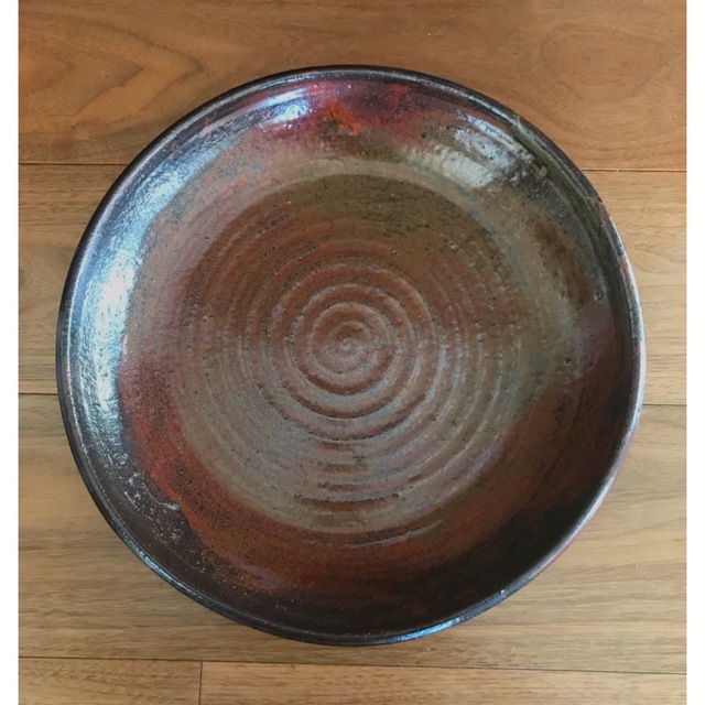 未使用  陶芸品　大皿 インテリア/住まい/日用品のキッチン/食器(食器)の商品写真