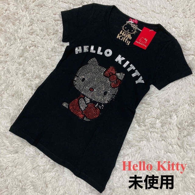 タグ付き未使用 Hello Kitty Tシャツ キティちゃん ビーズ