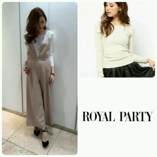 ロイヤルパーティー(ROYAL PARTY)のスクエアネック長袖トップス(カットソー(長袖/七分))