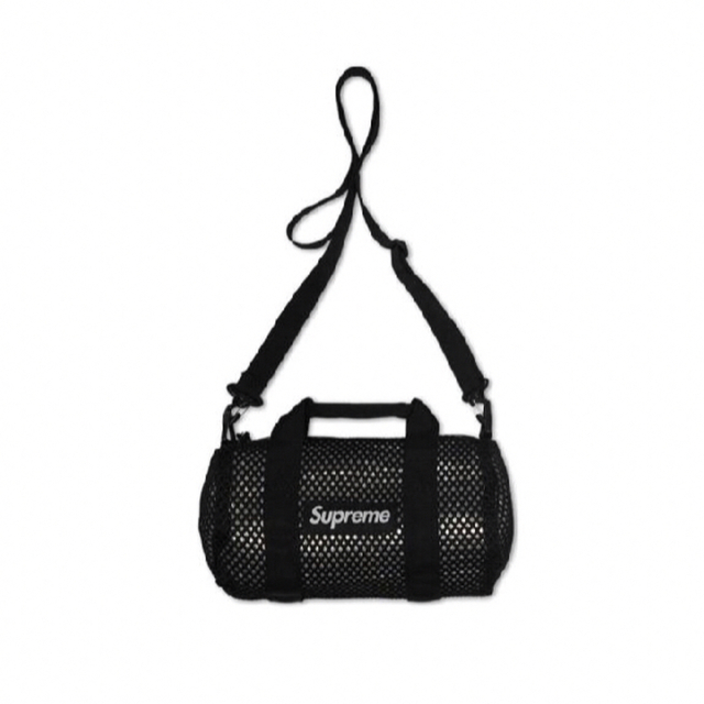 Supreme Mesh Mini Duffle Bag "Black"