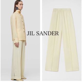 ジルサンダー(Jil Sander)の最終価格！ JIL SANDER リラックスストレートパンツ　定価１８万美品(カジュアルパンツ)