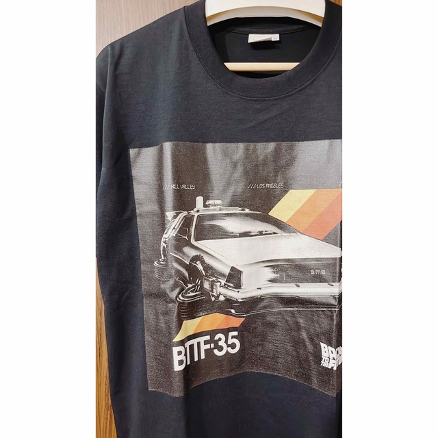 35周年 限定 back to the future Tシャツ デロリアン  メンズのトップス(Tシャツ/カットソー(半袖/袖なし))の商品写真