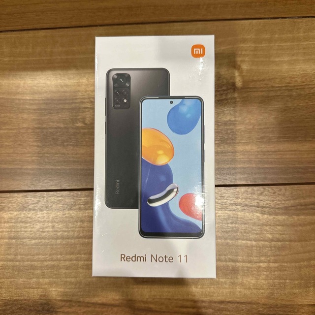 新品未開封 Redmi Note 11 : graphite gray