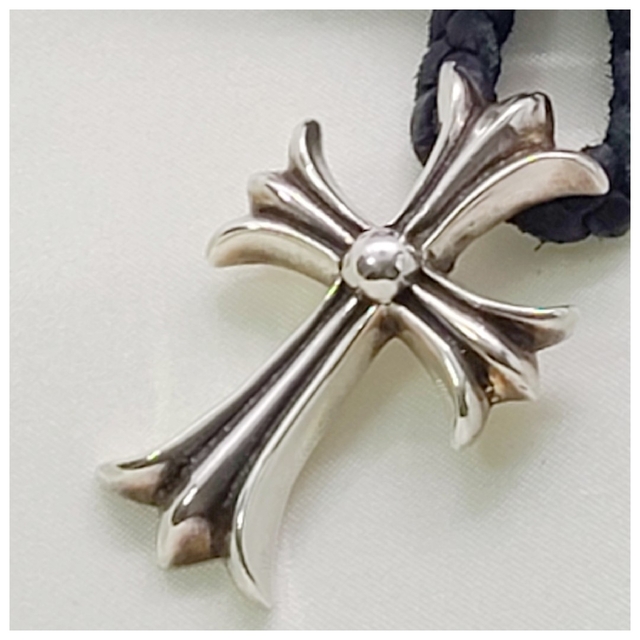 Chrome Hearts(クロムハーツ)のCHROMEHEARTS(クロムハーツ)モデル　編み革紐ネックレス メンズのアクセサリー(ネックレス)の商品写真