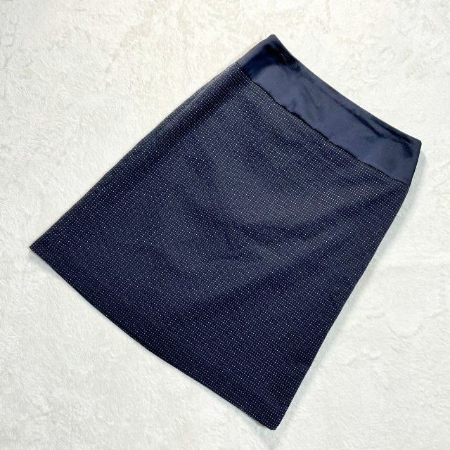 美品 ポールスミス スーツ 3点セット 裏地 しつけ糸 ネイビー ドット柄