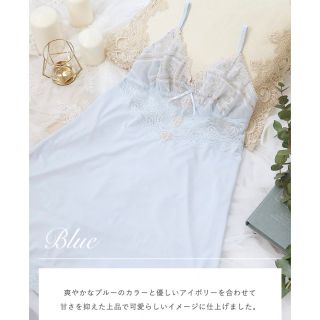 リサマリ(Risa Magli)の【nene様専用】リサマリ レーヌ スリップ クリスチアーヌ Blue L(その他)