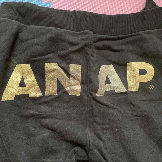 ANAP(アナップ)のANAP ロゴ パーカー スウェット パンツ 上下 セットアップ 黒金 M レディースのトップス(パーカー)の商品写真