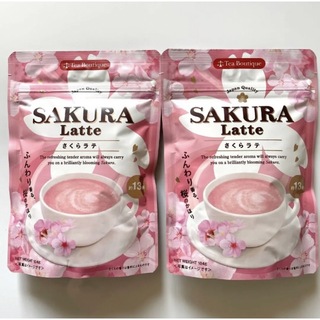 カルディ(KALDI)の[2袋]さくらラテ SAKURA LATTE 桜ラテ(茶)