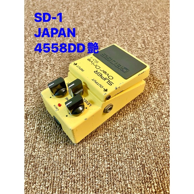 JAPAN BOSS SD-1 SUPER OverDrive ボス DD艶 2楽器 - エフェクター