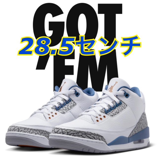 NIKE AIR JORDAN 3 エアジョーダン3 レトロ  28.5センチ