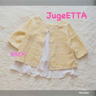 ジュジュエッタ(JugeETTA)の最終sale⭐︎ジュジュエッタ❤︎春夏ツイード❤︎レイヤードトップス❤︎ブラウス(シャツ/ブラウス(半袖/袖なし))