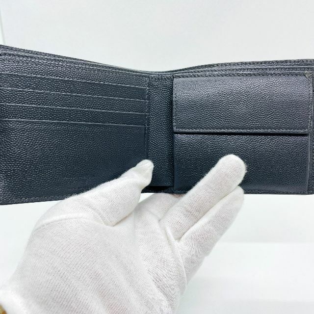 美品】サンローランパリ イースト/ウエスト ウォレット レザー 二