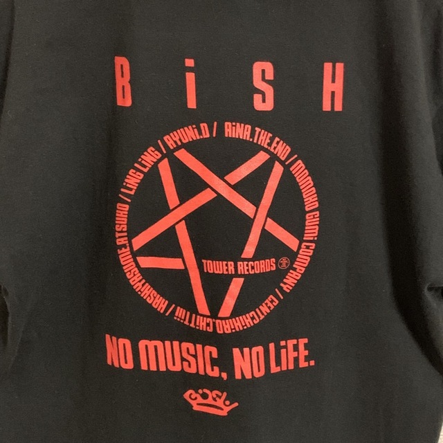 【BiSH】セントチヒロ・チッチ BiSH×タワーレコード Tシャツ エンタメ/ホビーのタレントグッズ(ミュージシャン)の商品写真