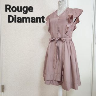 アールディールージュディアマン(RD Rouge Diamant)のリボン付きフリルワンピース(ひざ丈ワンピース)