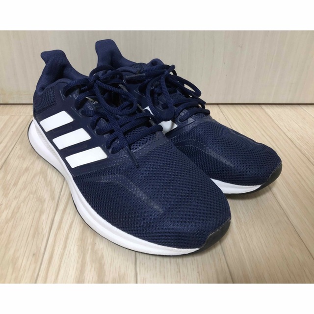 adidas アディダス　スニーカー　ブルー　25.5 6