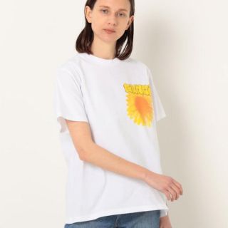 トゥモローランド(TOMORROWLAND)の【別注】GANNI×TOMORROWLAND コットン プリントＴシャツ(Tシャツ(半袖/袖なし))