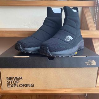 ザノースフェイス(THE NORTH FACE)の【値下げ不可】 29cm ザノースフェイス　ブラック　シェルター ニット ミッド(ブーツ)