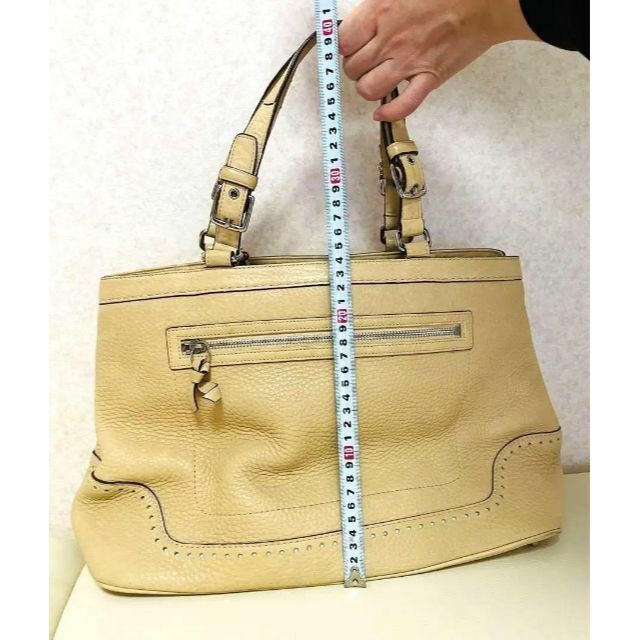 COACH - COACH コーチ ハンドバッグ レザー タッセル シグネチャー