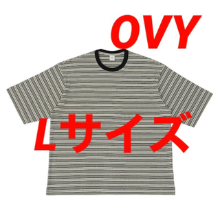 L Ovy Multi Border Relax T-shirts green(Tシャツ/カットソー(半袖/袖なし))