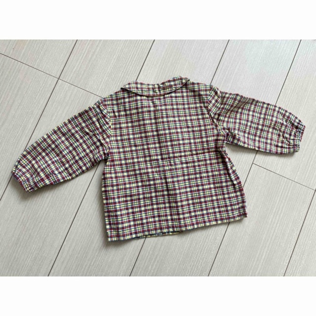 mikihouse(ミキハウス)のミキハウス　長袖シャツ　80cm キッズ/ベビー/マタニティのベビー服(~85cm)(シャツ/カットソー)の商品写真