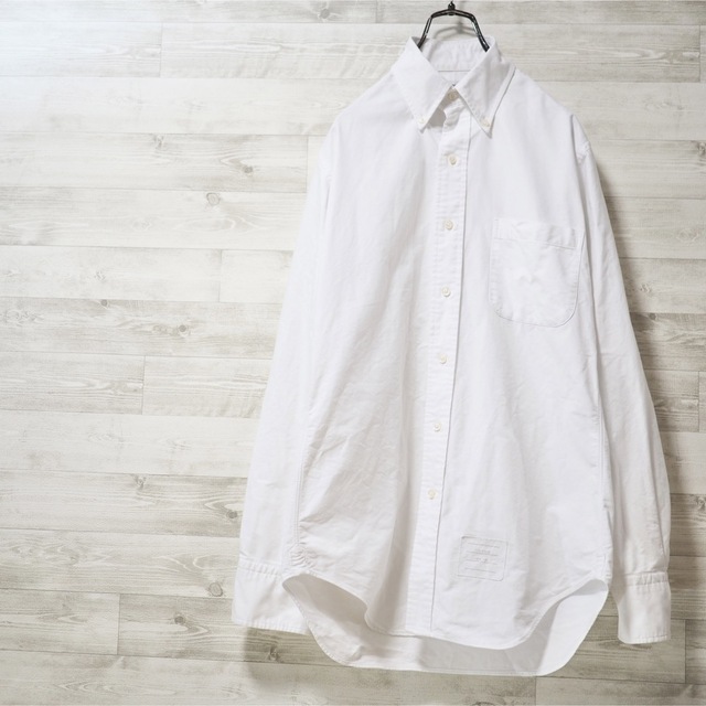 THOM BROWNE(トムブラウン)のTHOM BROWNE. Oxford B.D. Shirt White-1 メンズのトップス(シャツ)の商品写真