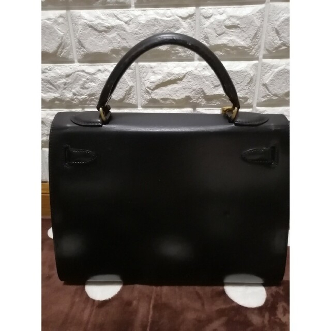 希少 ハイクラス ハンドバッグ 黒 本革 ケリー32 | capacitasalud.com