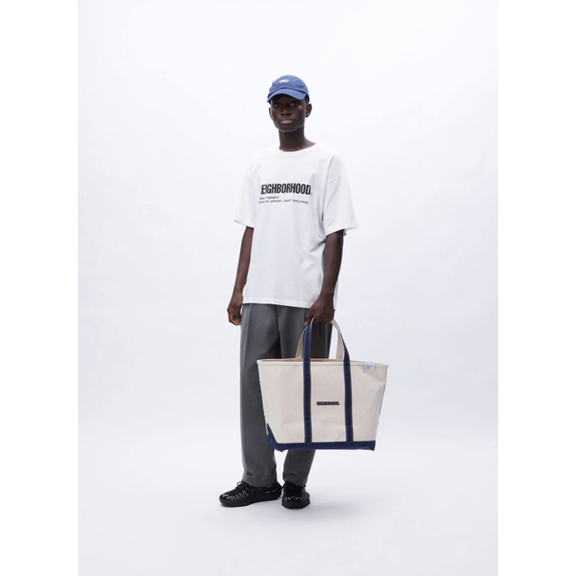 NEIGHBORHOOD NH X L.L.BEAN . TOTE-L navy | munchercruncher.com