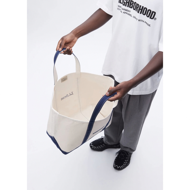 NEIGHBORHOOD NH X L.L.BEAN . TOTE-L navy | munchercruncher.com