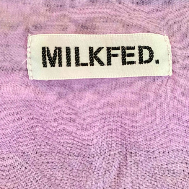 MILKFED.(ミルクフェド)のミルクフェド MILKFED. ボヘミアン エスニック ブラウス パープル  レディースのトップス(シャツ/ブラウス(長袖/七分))の商品写真